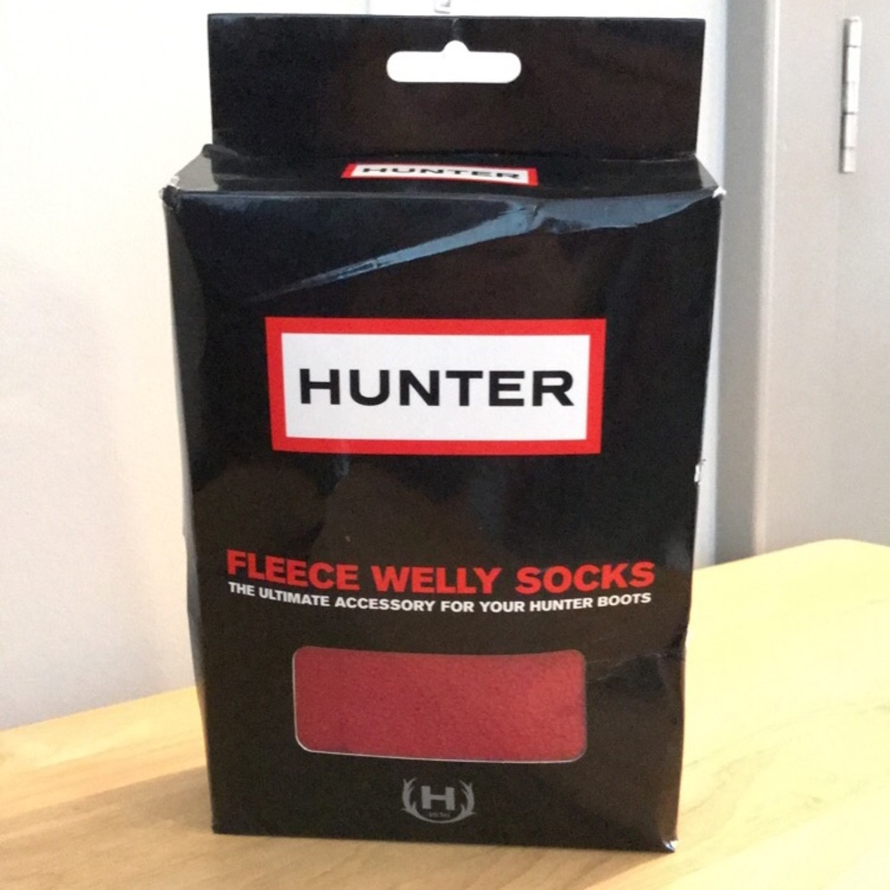 NWOT Red Hunter Socks